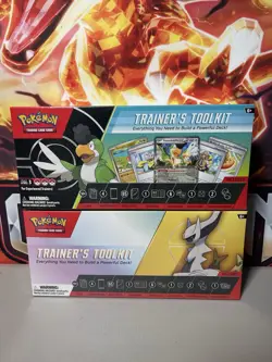 POKEMON TRAINER'S TOOLKIT 2024 2025 Squawkabilly Arceus deck Box Pikachu Sleeves - Image 2