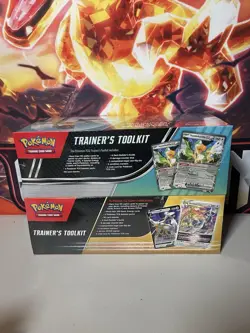 POKEMON TRAINER'S TOOLKIT 2024 2025 Squawkabilly Arceus deck Box Pikachu Sleeves - Image 3
