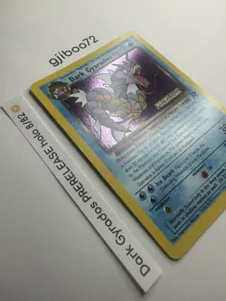Pokemon Dark Gyarados 8/82 WotC Team Rocket Prerelease Holo Rare Promo NM - Image 2