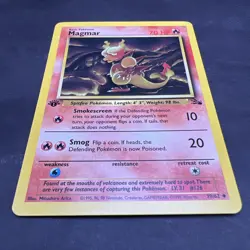 Pokemon 1st Edition Fossil Magmar 39/62 NS1 - Image 3