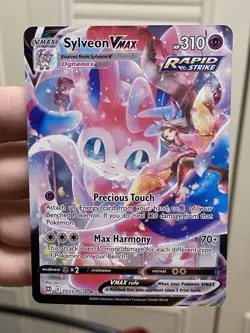 Pokemon TCG Sylveon VMAX TG15/TG30 NM Brilliant Stars Trainer Gallery NM - Image 1