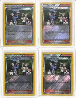 (4) Lot 2014 Pokemon XY Flashfire Pokemon Fan Club Reverse Foil #94 - Image 1