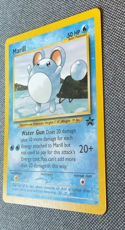 Pokemon Marill 29 Promo WOTC Vintage - Image 2