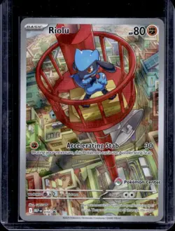 2025 Pokemon ME Black Star Promos MEP EN Riolu Center Stamp #010 - Image 1