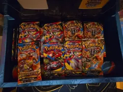 Opened Pokemon Mega Charizard X EX Ultra-Premium Collection UPC Phantasmal Flame - Image 3