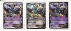 (3) Lot 2015 Pokemon XY BREAKthrough Mewtwo EX #61/162 - Image 1