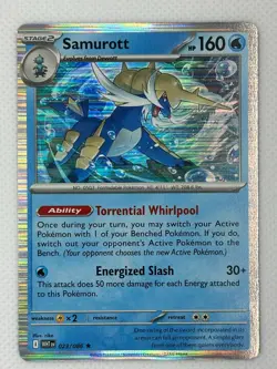 Samurott Stage 2 023/086 Pokemon TCG White Flare Holo EN - Image 1