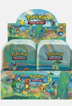 Pokemon Celebrations Mini Tins Display Box | Contains 8 Tins | W/ CASE - Image 2