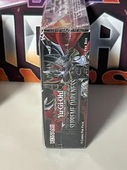 NEW Yugioh Supreme Darkness Booster Box 1st Edition Gold Pride Deck box - Image 5