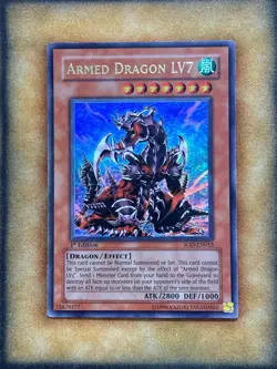 Yugioh Armed Dragon LV7 SOD-EN015 Ultra Rare 1st Ed LP - Image 1
