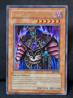 YuGiOh TCG LOD-001 Dark Ruler Ha Des Unlimited Ultra Rare LP - Image 1