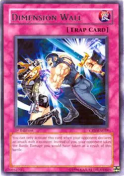 Yugioh! Dimension Wall - CRV-EN059 - Rare - Unlimited Edition Near Mint, English - Image 1