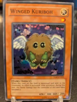 Yugioh - Winged Kuriboh - TLM-EN005 - Super Rare - The Lost Millennium (LP) - Image 1