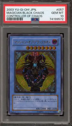 Yu-Gi-Oh! Magician Black Chaos Controller/Chaos JPN Ultimate Rare 306-057 PSA 10 - Image 1