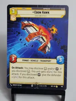 Star Wars Unlimited - SEC - Ebon Hawk - Cause and Effect - HYPERSPACE - Image 1