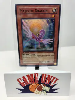 YuGiOh Majestic Dragon SOVR-EN001 1st Edition Super Rare LP - Image 1