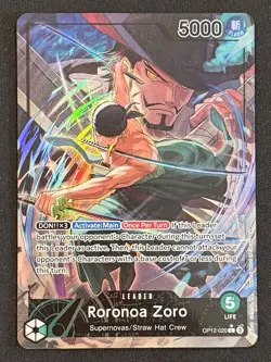 Roronoa Zoro (020) (Alternate Art) OP12-020 Legacy of the Master Foil English NM - Image 1