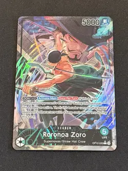 Roronoa Zoro (020) (Alternate Art) OP12-020 Legacy of the Master Foil English NM - Image 2