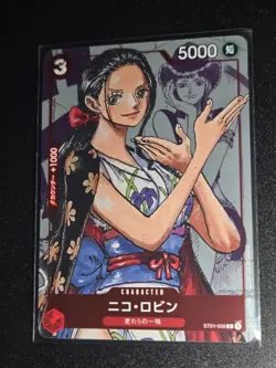 One Piece TCG ST01-008 Nico Robin Japanese 25th Anniversary Edition Mint/NM - Image 1