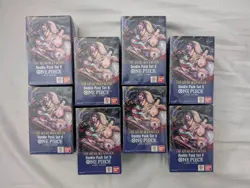 *Lot Of 8* One Piece OP-14 Double Pack Set 9 Booster Box - Image 1