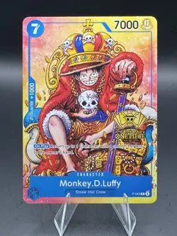 Monkey.D.Luffy (2nd Anniversary Stamped Promo) P-043 One Piece Promotion... - Image 1