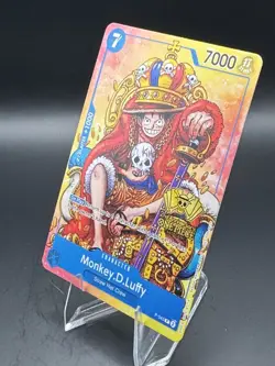 Monkey.D.Luffy (2nd Anniversary Stamped Promo) P-043 One Piece Promotion... - Image 2