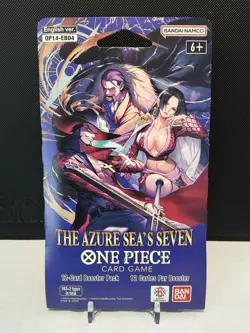One Piece TCG: The Azure Sea's Seven Sleeved Booster OP-14 English. - Image 1