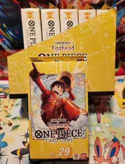 Lot of 6! One Piece TCG Egghead Starter Deck ST-29 Factory Sealed | Bandai NEW - Image 1