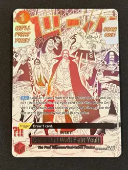 Come On!! We’ll Fight You OP09-020 Manga Event From PRB02 One Piece English NM - Image 1