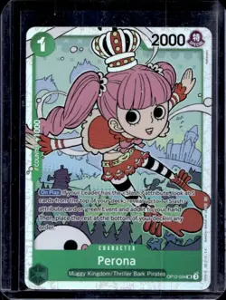 2025 One Piece Legacy of the Master Perona Super Rare #OP12-034 - Image 1