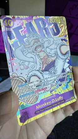 Monkey D Luffy Op05-119 Sec Alt Art English One Piece Tcg - Image 3