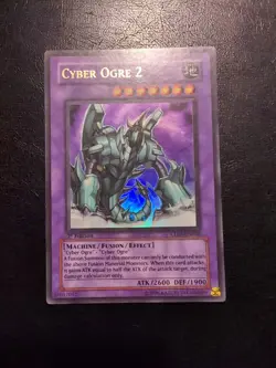 Yu-Gi-Oh! ULTRA RARE HOLO CARD CYBER OGRE 2 CDIP-EN036 1ST VLP - Image 1