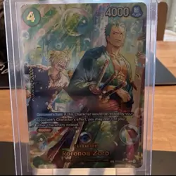Roronoa Zoro SP PRB02-006 - The Azure Sea’s Seven - One Piece Card Game - NM - Image 1