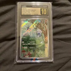 Graded Pokemon Card JPN Sv7 Stellar Miracle Meditite 111/102 AR CGC Pristine 10 - Image 2