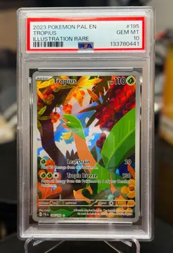 PSA 10 Tropius 195/193 Illustration Rare Paldea Evolved SV02 Pokemon Card - Image 5