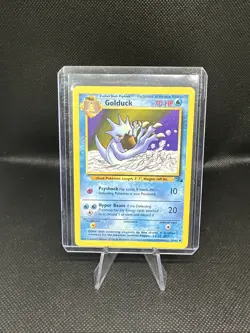 Pokemon TCG Golduck Fossil Card 35/62 Regular - Image 1