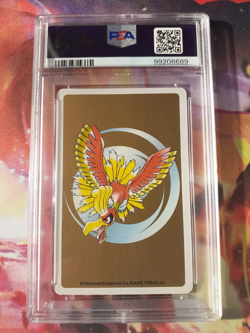 Pokemon Gold Ho-oh Back Steelix 6 of Spades Poker Deck Playing Card PSA 10 POP11 - Image 2
