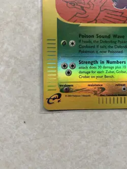 Pokemon TCG Golbat 60/144 Reverse Holo Skyridge Pokemon Card 2003 NM/Excellent - Image 3