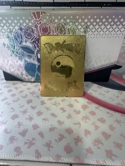 Eevee Valentines Day Pokemon Card Rainbow Metal Display I choose you - Image 2