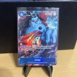Jinbe English (BLUE) ALT ART OP07-045 card One Piece CCG - Image 1