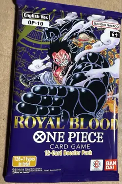Bandai One Piece Card Game OP-10 Royal Blood 12-Card Booster Pack English - Image 1