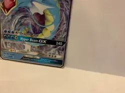 Gyarados GX Pokemon Card - Holo Foil Rare - Mint Condition - PSA 8 and above! - Image 2
