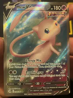 Mew V (Full Art) 250/264 Sword & Shield: Fusion Strike - Pokemon Card - NM - Image 1