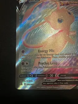 Mew V (Full Art) 250/264 Sword & Shield: Fusion Strike - Pokemon Card - NM - Image 2
