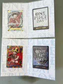 Japanese One Piece Card Game Premium Card Collection Day 25 & Day 24 Limited NM - Image 3