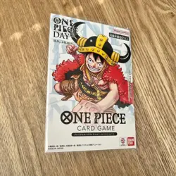 ONE PIECE Japanese Premium Card Collection One Piece Day 25 Luffy P-110 Sealed - Image 1