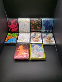 Pokemon TCG Elite Trainer Box ETB Card Sleeves Packs Lot Of 10 - Image 1