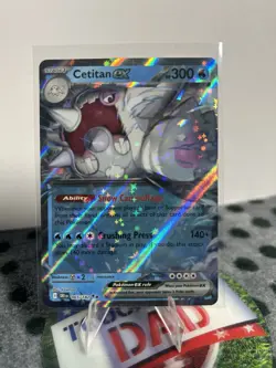 Cetitan ex 65/182 Holo Double Rare Card - Pokemon TCG - Destined Rivals - NM - Image 1
