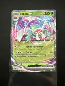 Rabsca EX 25/182 Pokemon TCG Destined Rivals Holo Double Rare Card NM Condition - Image 1