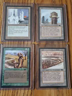 MAGIC THE GATHERING Lot of Four (4) ANTIQUITIES Cards Very Nice Condition - Image 1